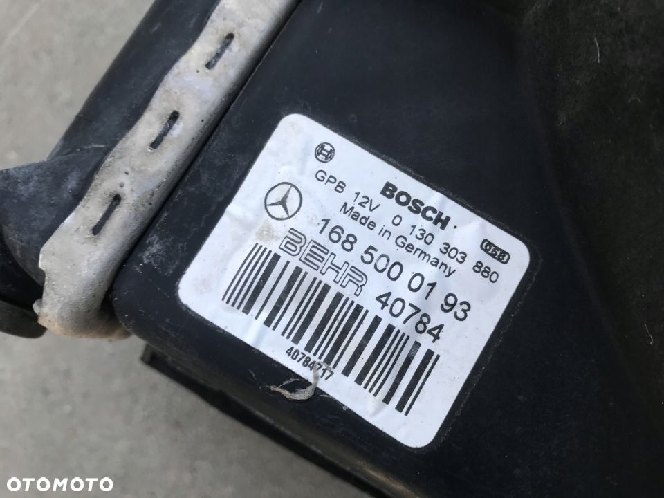 Chłodnica wody Mercedes w168 Vaneo 414 97-04r. 1.4 1.6 1.7 CDi klimatyzacji wiatrak KPL 8200332852 - 9