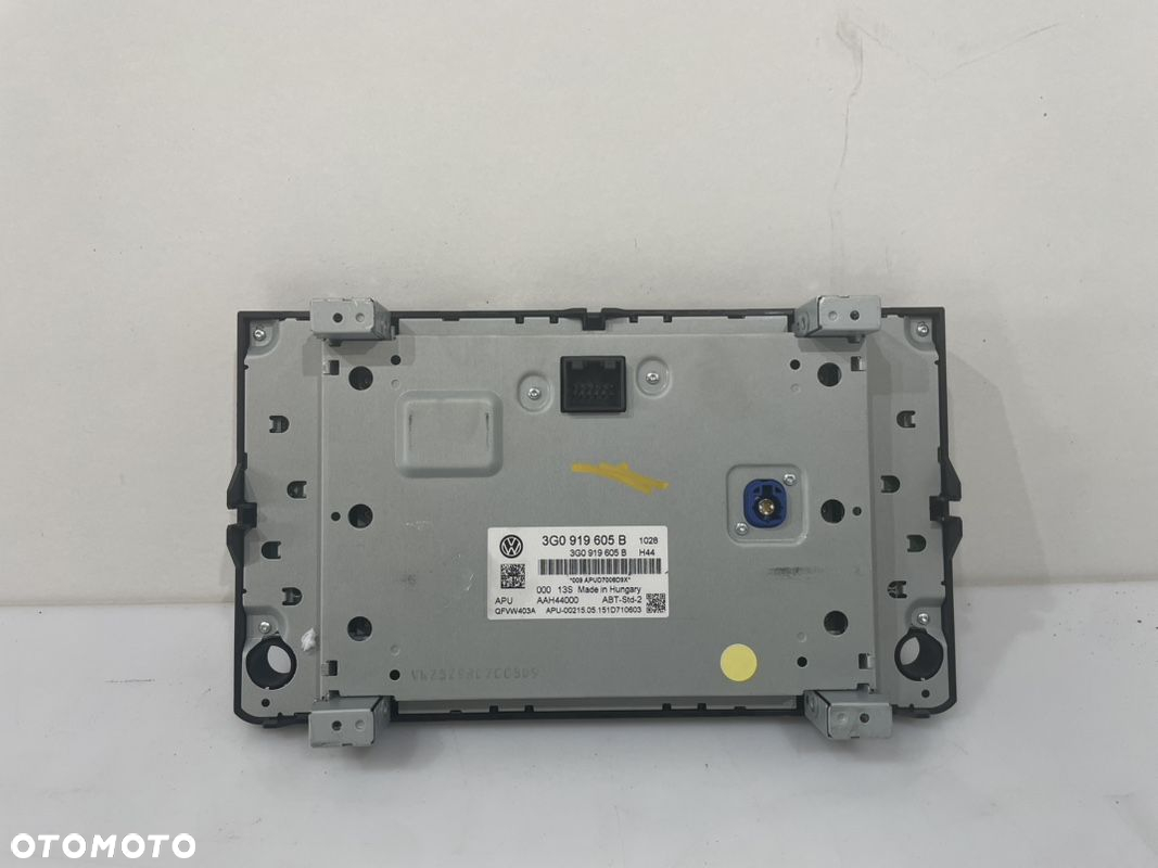 VW PASSAT B8 GOLF VII WYSWIETLACZ RADIO NAWIGACJA 3G0919605B - 4