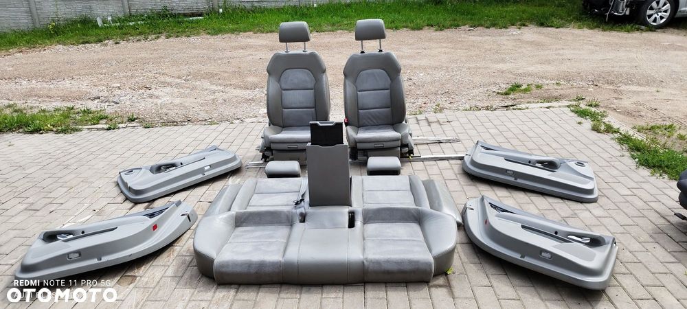 Fotel Fotele Zestaw ALKANTARA Kubełki Grzane Audi A6 C6 2.4 B Sedan 2004 rok Części Blask Gołdap