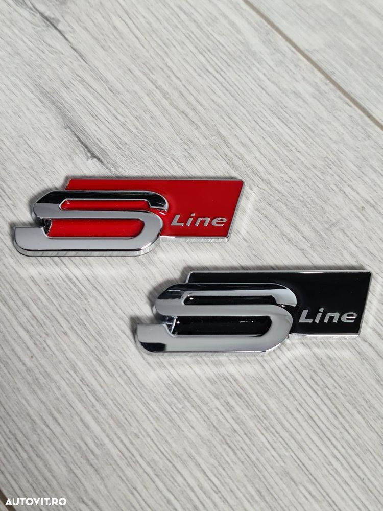 Emblema-Sigla-Logo-Sline-Spate-Audi-A3-A4-A5-A6-A7-A8-Q3-Q5-Q7-Quattro - 2