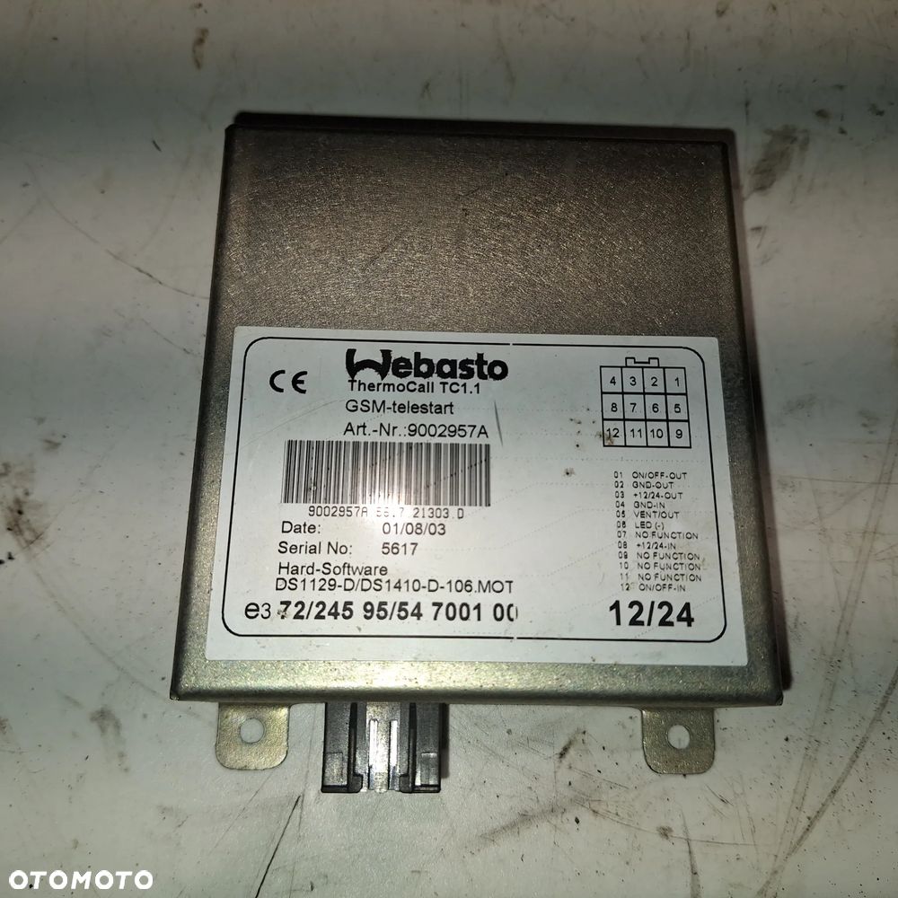 STEROWNIK GSM WEBASTO THERMCALL TC1.1 9002957A - 1