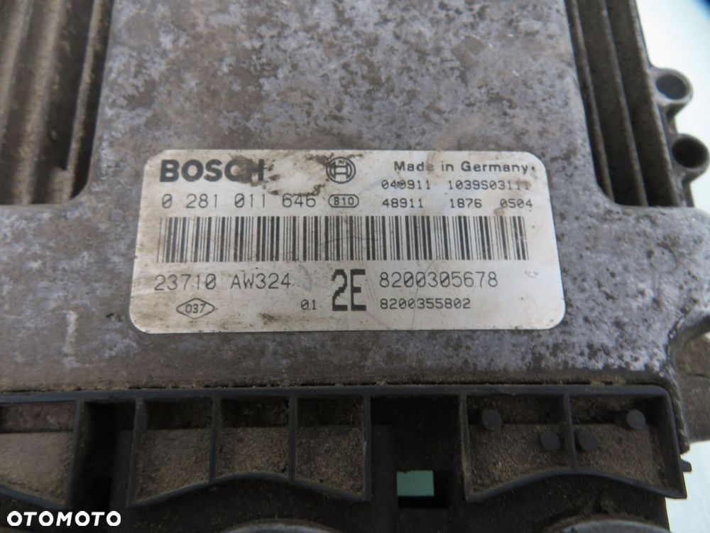 STEROWNIK NISSAN PRIMERA P12 1.9 dCi 0281011646 8200305678 8200355802 - 3