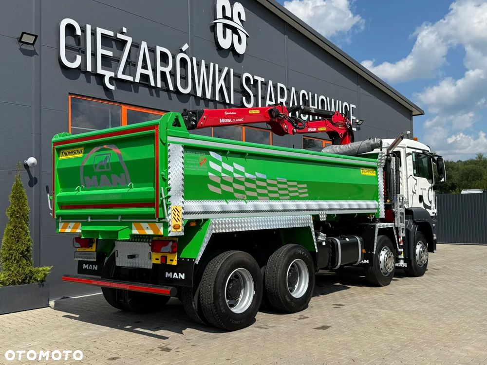 MAN MAN TGS TGX 35.400 // 8x4 // E5 // wywrotka kiper + HDS z czerpakiem / - 6
