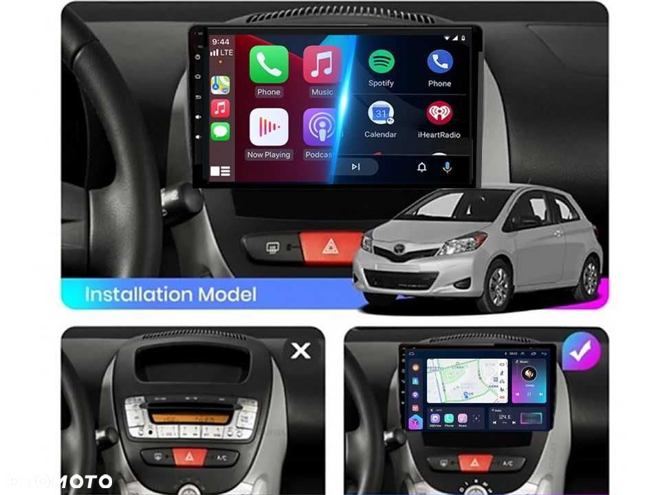 Radio samochodowe Android Toyota Aygo, Citroen C1 Peugeot 107, 2005-14 - 4