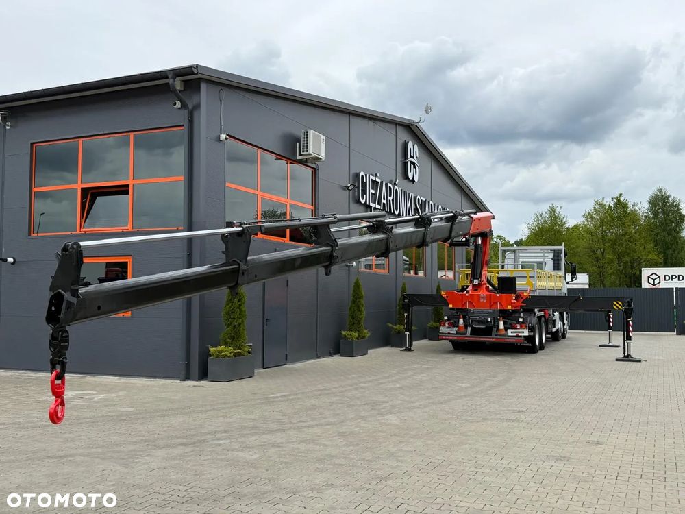 Mercedes-Benz Arocs Actros 3236 // E6 // 8x4 // Palfinger PK48002 z radiem // energetyka budowlanka skrzynia kran crane żuraw dzwig - 12