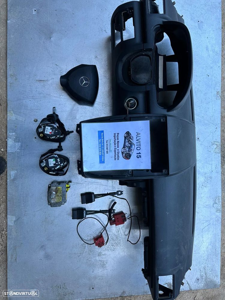 Conjunto de airbag Mercedes Classe A  169 - 1