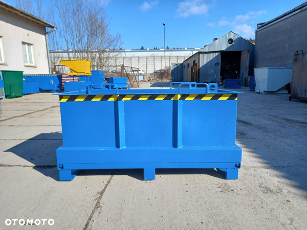Kontener PMD 750 L Z Otwieranym Dnem- Wszystkie Odpady Produkcyjne
