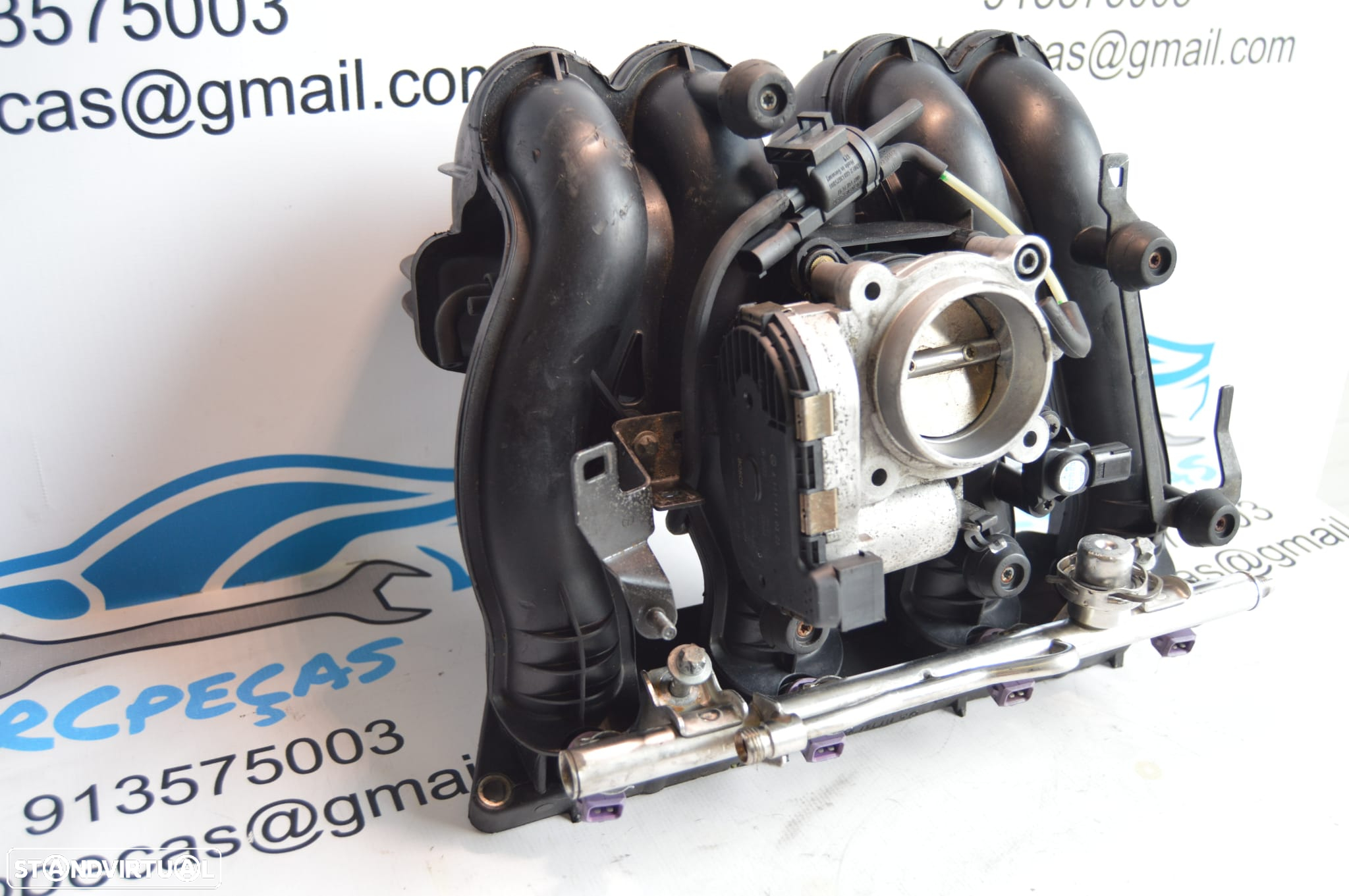 COLETOR ADMISSÃO ORIGINAL A1111412001 2900304569 MERCEDES BENZ CLASS C W203 C200 KOMPRESSOR 163CV M111955 CLK C208 - 5