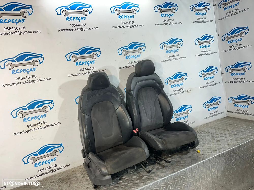 .Conjunto Bancos Originais S-Line Audi TT 8J Pele Alcantara 2006 - 2014 - 10