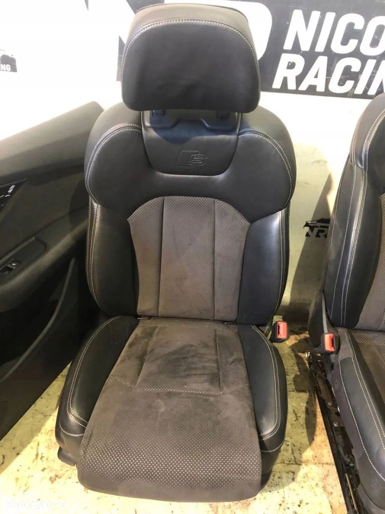 FOTELE TAPICERKA AUDI Q7 4M 7-OS GRZANE S-LINE - 3
