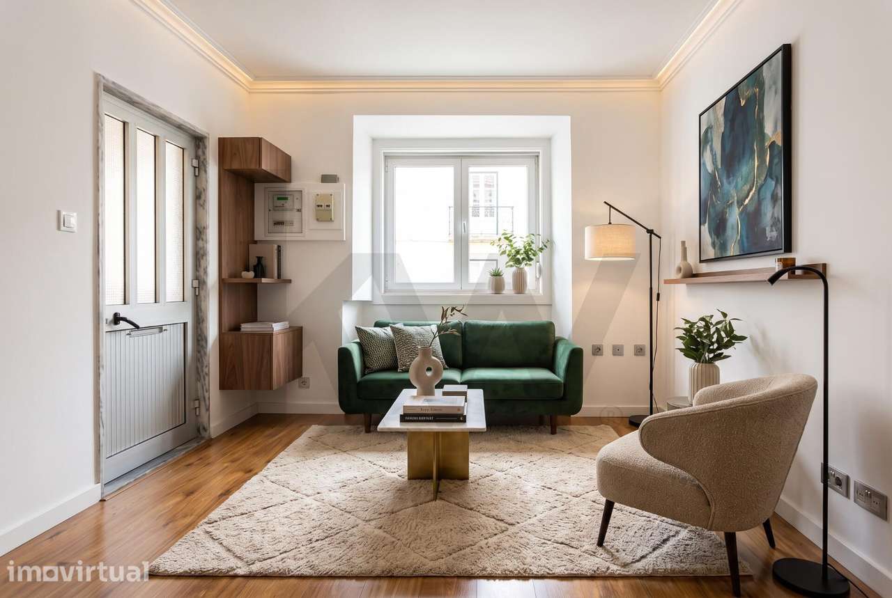 Apartamento T1 no Centro da Moita | Localização Privilegiada e Confort - Grande imagem: 2/12