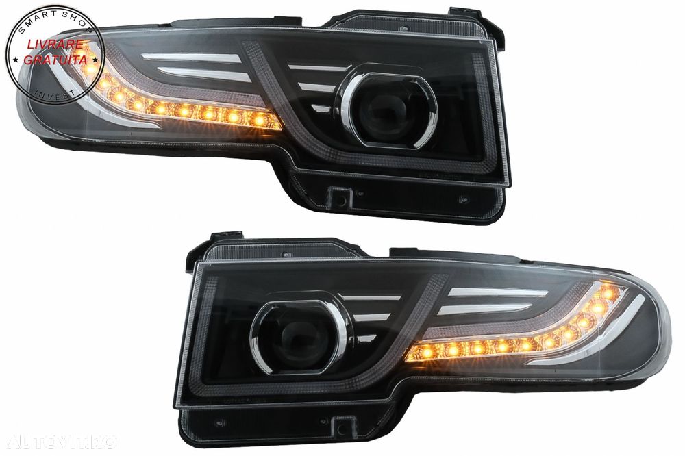 Faruri LED cu Semnal Dinamic si Grila Centrala compatibile cu Toyota FJ Cruiser XJ- livrare gratuita - 7