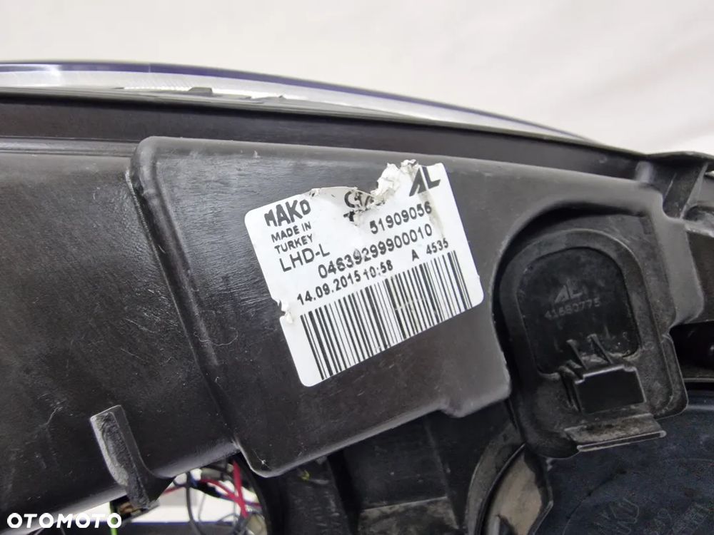 FIAT DOBLO II 10- LEWA LAMPA PRZEDNIA PRZÓ , NR 51909056 , NR AUKCJI LL108 - 12
