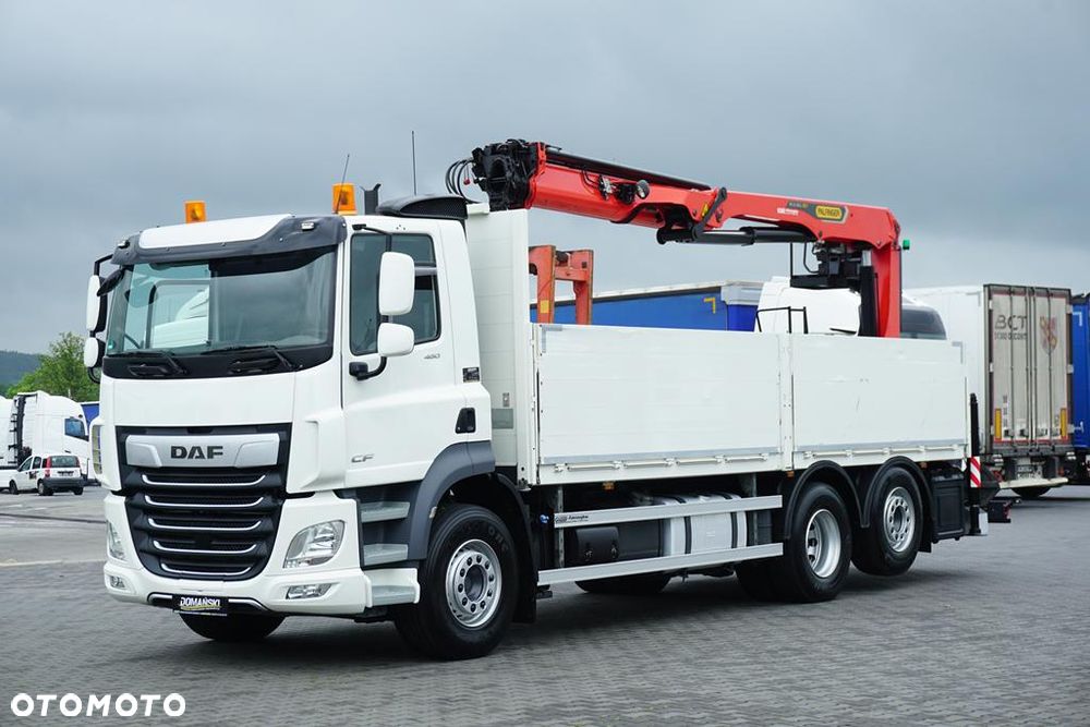 DAF CF / 480 / 6 X 2 / SKRZYNIOWY + HDS / PALFINGER PK 22 001L / OŚ SKRĘTNA / CHWYTAK - 2