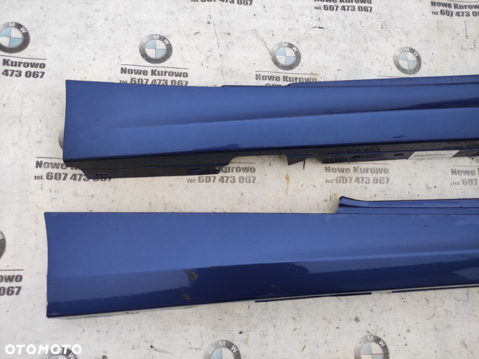 BMW E81 Listwa Progowa Próg Nakładka Prawa Montegoblau - 2