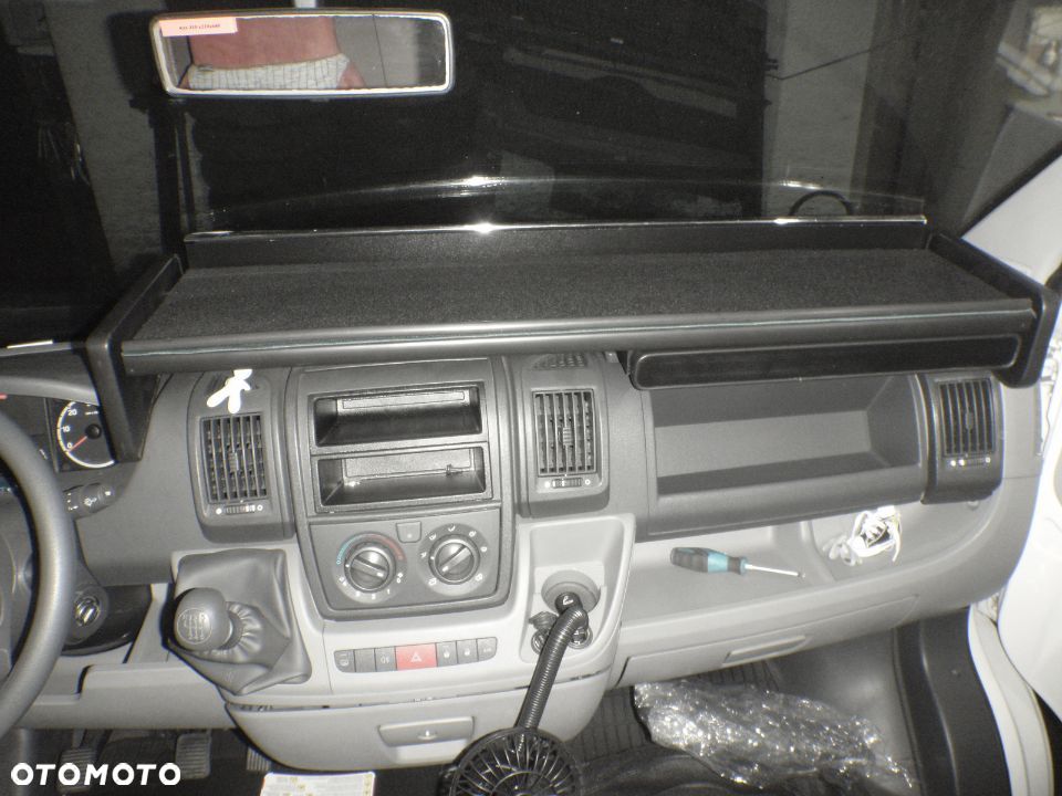 półka półeczka na deska rozdzielczą RTV szuflada długa fiat ducato boxer jumper 06-22r - 9