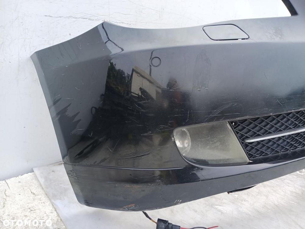 ZDERZAK PRZÓD PRZEDNI BMW 5 E60 E61 LIFT LCI SCHWARZ II SPRYSKI PDC - 4