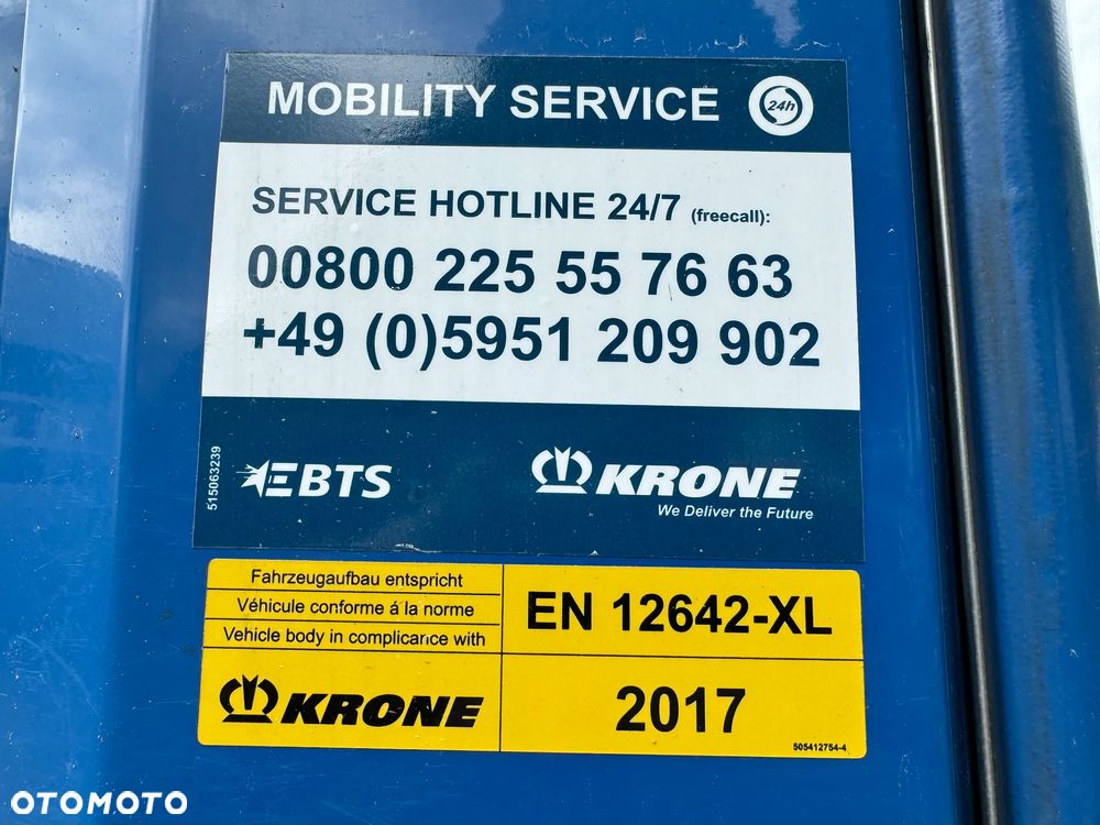 Krone SD Firanka Certyfikat XL, Dach podnoszony - 32