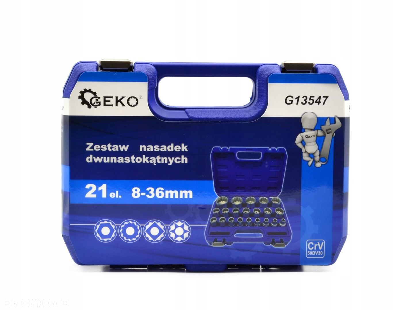 ZESTAW KLUCZY NASADEK 1/2 NASADKI GWIAZDKA 12-KĄTNA SPLINE 8-36mm - 5
