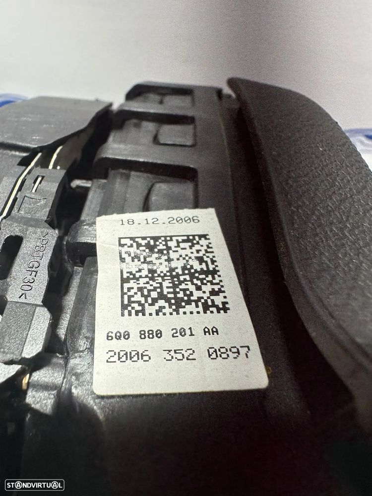 .Airbag Volante Condutor Guiador Original VW Volkswagen Polo 9N MK4 6Q0880201AA 2001 - 2009 - 8