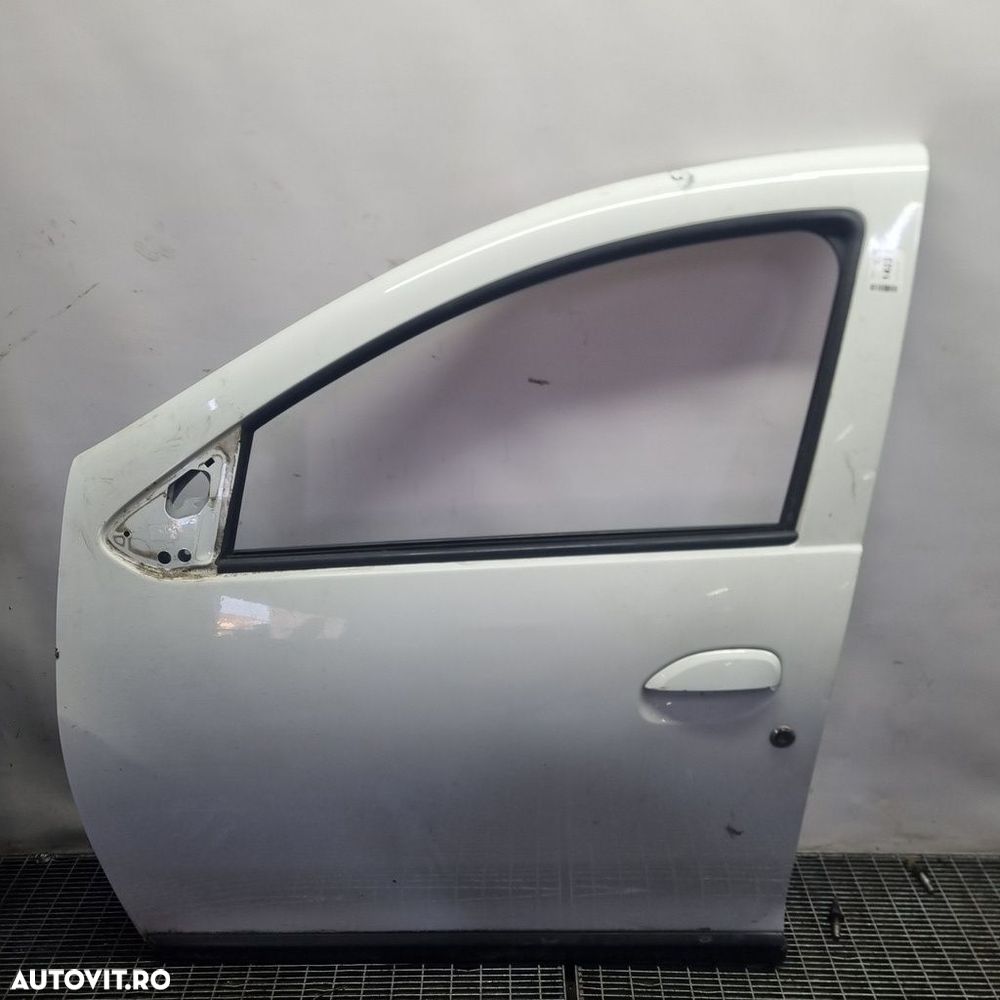 Usa Stanga Fata Dacia Dacia Logan II MCV 2013 - 2016 SUV 4 Usi Blanc Glacier DV369 (1422) - 1