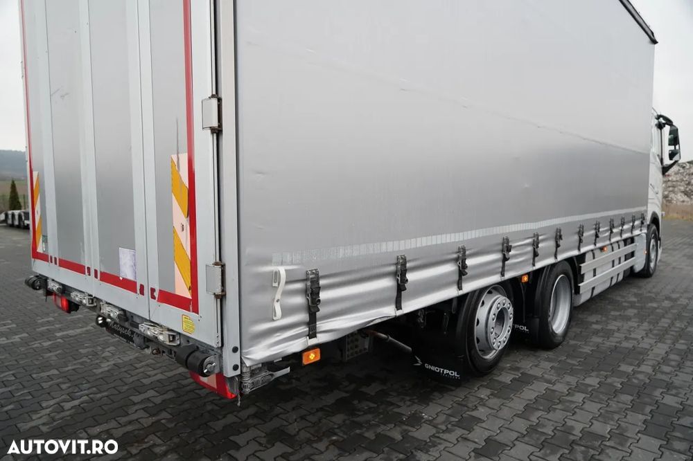 Volvo FH 500 / SOLOWKA / 6X2 / MEGA / PUNTE RIDICATĂ / TV - 14