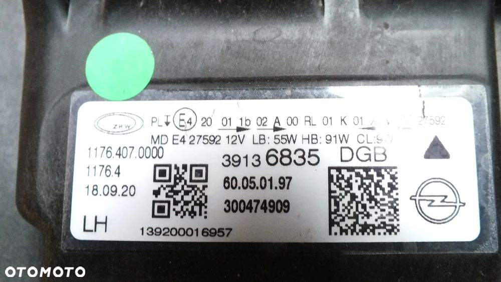 Lampa przednia prawa lewa Opel Insignia B ILUX Led - 7