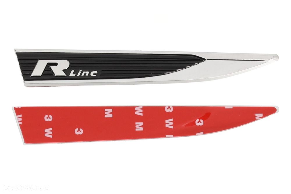 volkswagen polo 2g 2018- r-line znaczek / napis na błotnik - 2