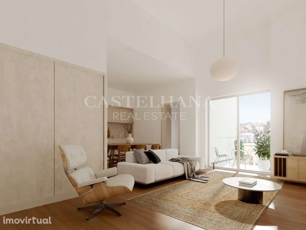 Apartamento T1 com varanda em novo empreendimento na Avenida Almira... - Grande imagem: 2/46