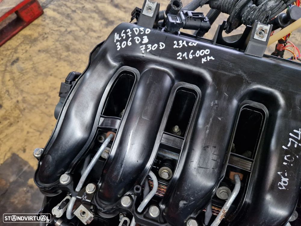 Motor usado M57 306D3 BMW 730D 231CV M57D30 530D X5 330D SWAP - 11