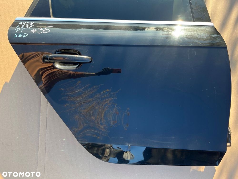 audi a4 b8 sedan drzwi prawe tylne prawy tył lz9y - 9