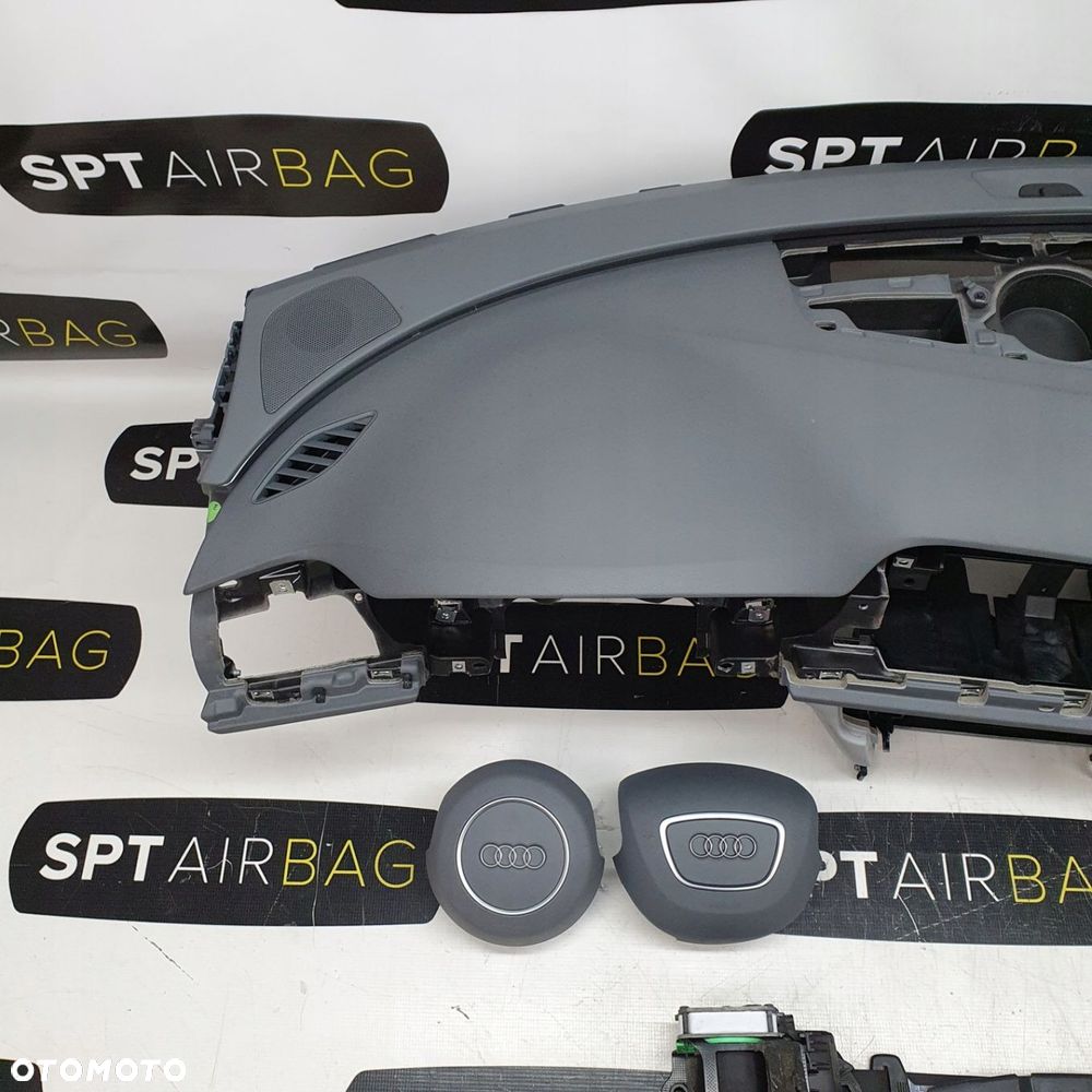 AUDI A6 C7 A6 4G DESKA ROZDZIELCZA KONSOLA KOKPIT PULPIT PODUSZKI AIRBAG AIR BAG PASY KIT SET - 2