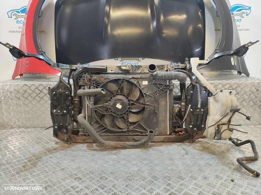 FRENTE COMPLETA NISSAN QASHQAI I 1 MK1 J10 FACELIFT FASE 2 CAPOT PARACHOQUES GUARDA-LAMAS OTICAS RADIADOR VENTILADOR FRENTE FIBRA ABAS REFORÇO - 8