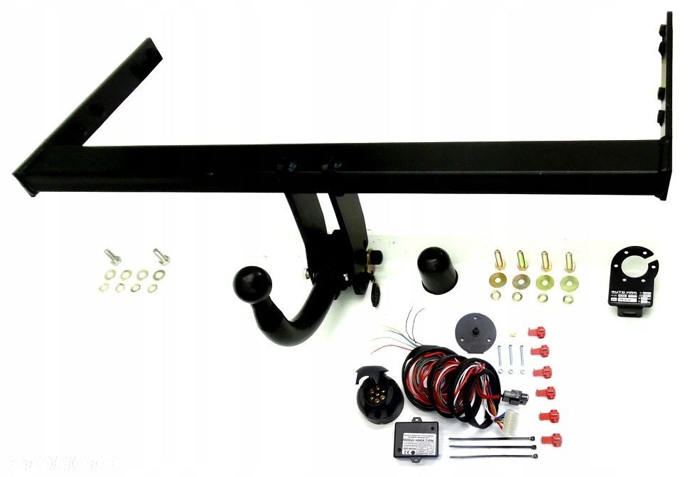 SŁUPSK AUTO HAK HOLOWNICZY do AUDI A3 2 II 8P 3+5D od 2008 do 2012 + MODUŁ 7 PIN + WIĄZKA ORYGINAŁ - 6