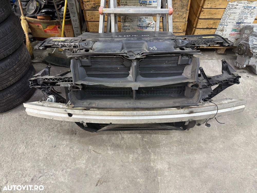 Trager, calandru BMW X3 E83 facelift motor 2.0 diesel N47D20A an 2007-2009 complet cu radiatoare, traversa si ventilator - 1