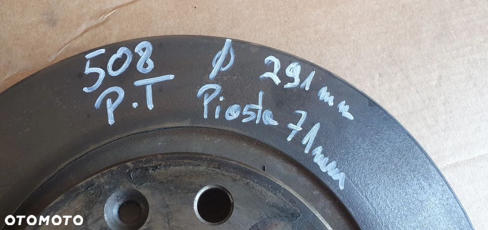 Tarcze hamulcowe tył tylne klocki Peugeot 508 I Lift 1.6 HDI EHDI - 9