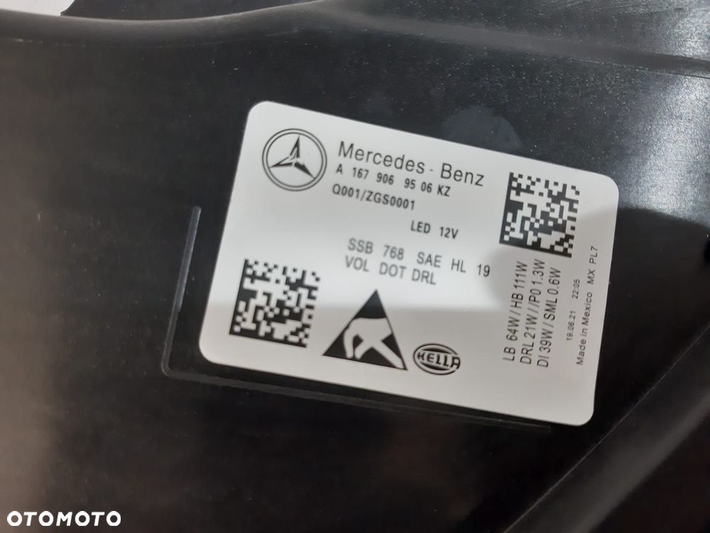 Mercedes GLS W167 Lampa MULTIBEAM LED R - 13384 - 9
