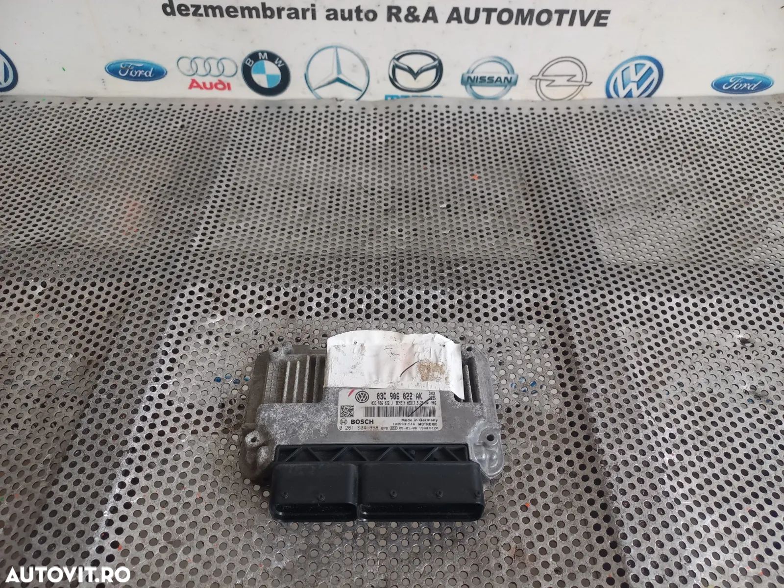 Calculator Motor ECU Vw Seat Skoda 1.4 Tsi Motor CAX Cod 03C906022AK Golf Jetta Touran Tiguan Caddy Etc. - 1