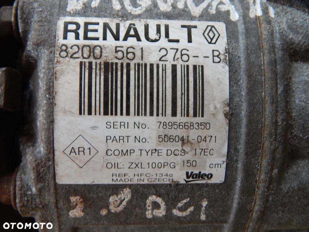 Pompa klimatyzacji 2.0 dci Renault Laguna III espace scenic megane 07-17 Łuków części - 4