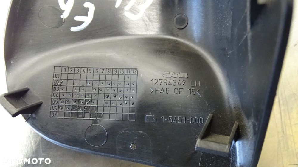 PANEL STEROWANIA LUSTEREK SAAB 9-3 II 1.9TID 12794342 - 2