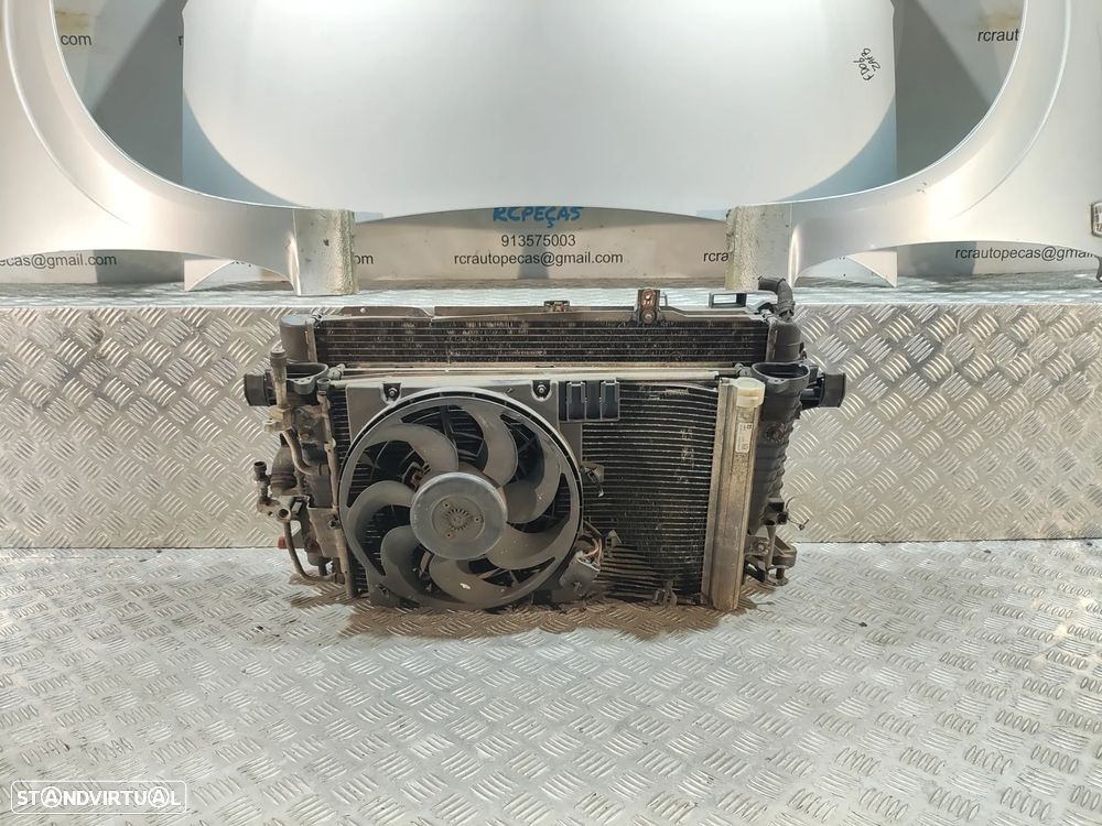 FRENTE COMPLETA OPEL ZAFIRA B A05 CAPOT PARACHOQUES GUARDA-LAMAS OTICAS RADIADOR VENTILADOR FRENTE FIBRA REFORÇO - 19