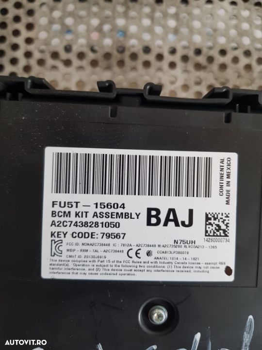 Panou Siguranta Modul Sam Ford Mondeo Mk5 Fusion 1.8 2.0 Benzina Hybrid An 2014-2021 - 3