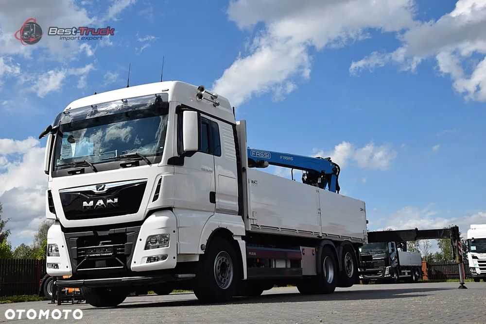 MAN TGX 26.460 // 6X2 // HDS FASSI F195AS22 // 6XPODUSZKA // OŚ SKRĘTNA // RETARDER - 15