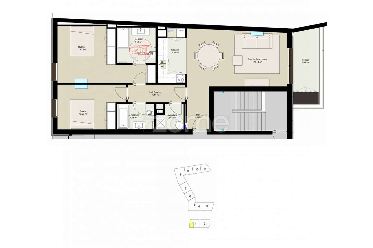 Edifício Serralves | Apartamento T2 | Premium na Foz do Porto