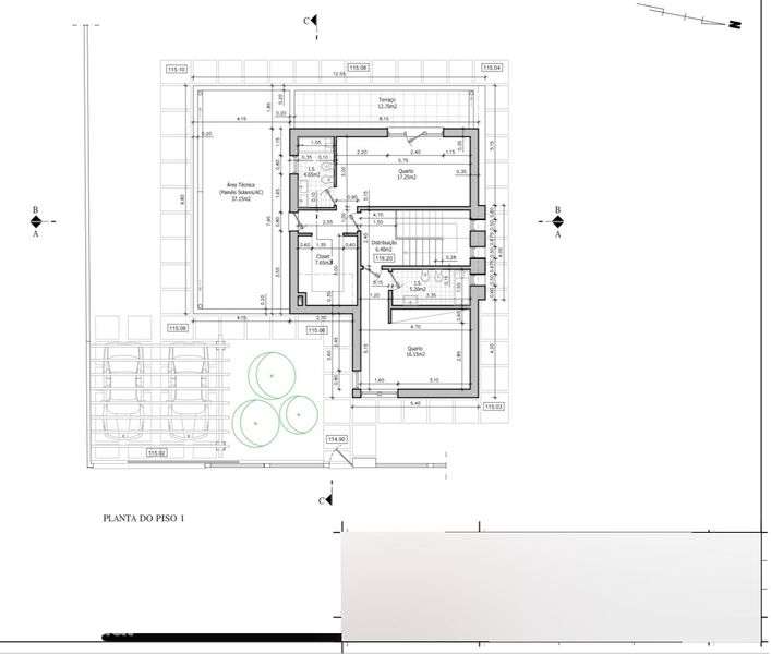 Moradia isolada  T3 + 1  Lote 480m2 / 3 lugares de estacionamento - Grande imagem: 2/3