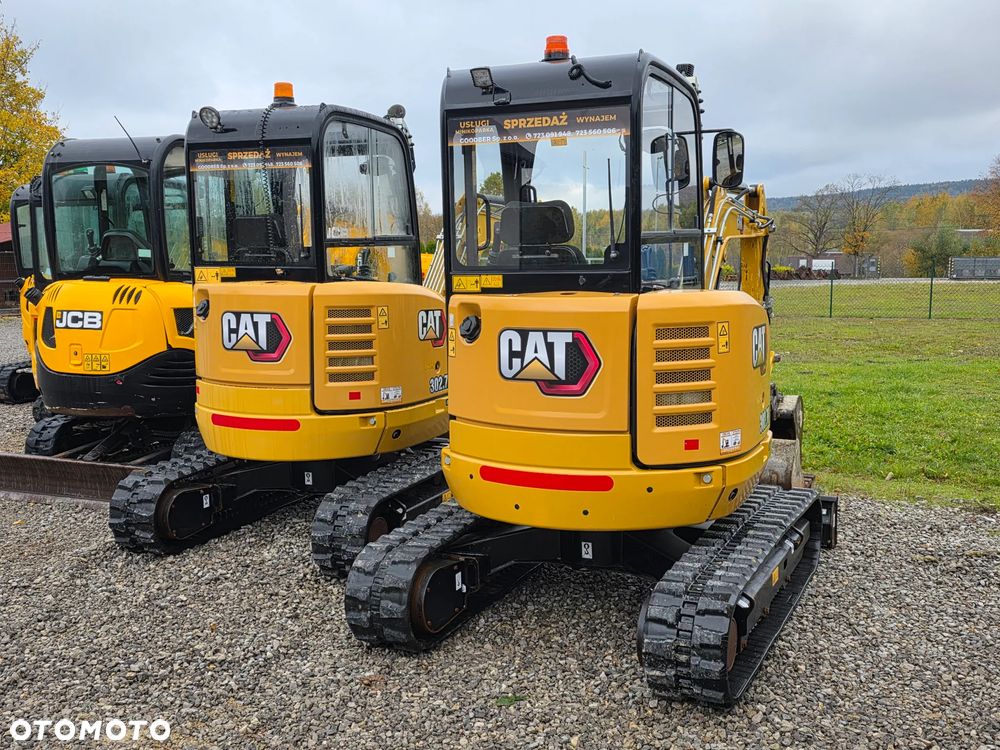 Caterpillar Caterpillar CAT 302.7 D CR mini koparka szybkozłącze 3 łyżki piękna serwisowana 1 wł JCB - 28