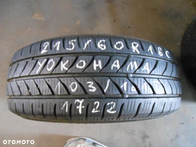 OPONA POJEDYNKA  215/60R16C YOKOHAMA WY01 DOT 1722 8.8MM - 1