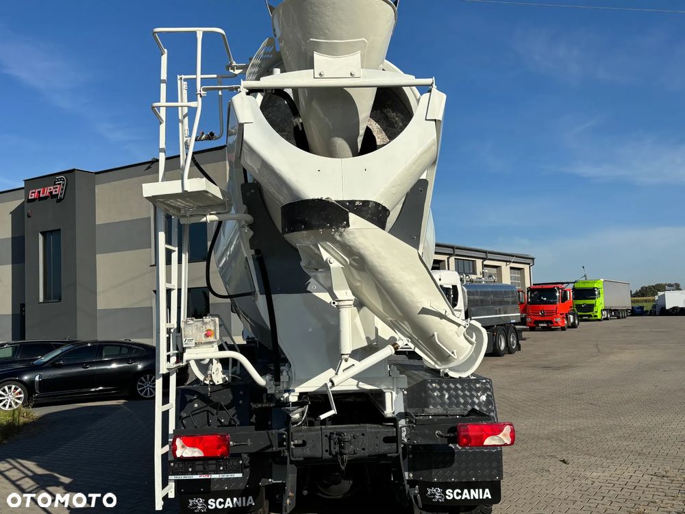 Scania P 410 8x4 betonomieszarka, gruszka , SCHWING STETTER AM 9 , 9m3 , nowe opony , - 34