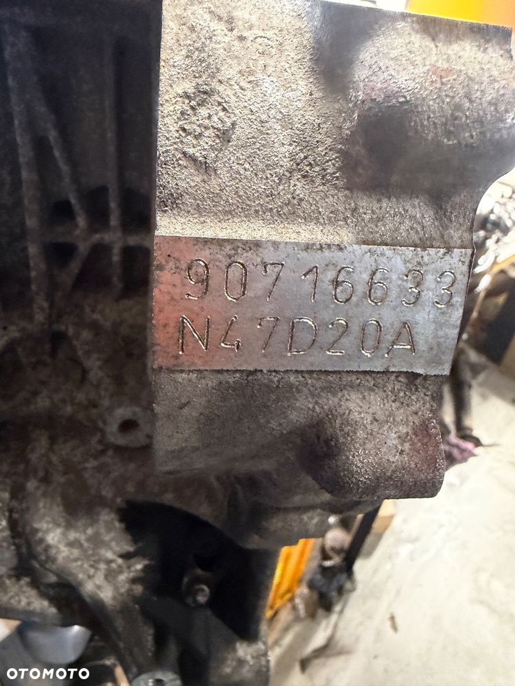 Blok wał dół silnika N47D20A Bardzo Ładny ! 143KM 177KM 2.0d e90 e60 e83 e87 - 3