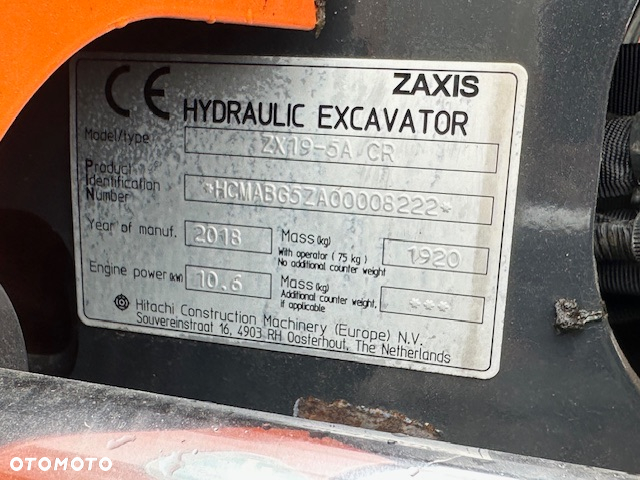 Hitachi ZX-19 - 10
